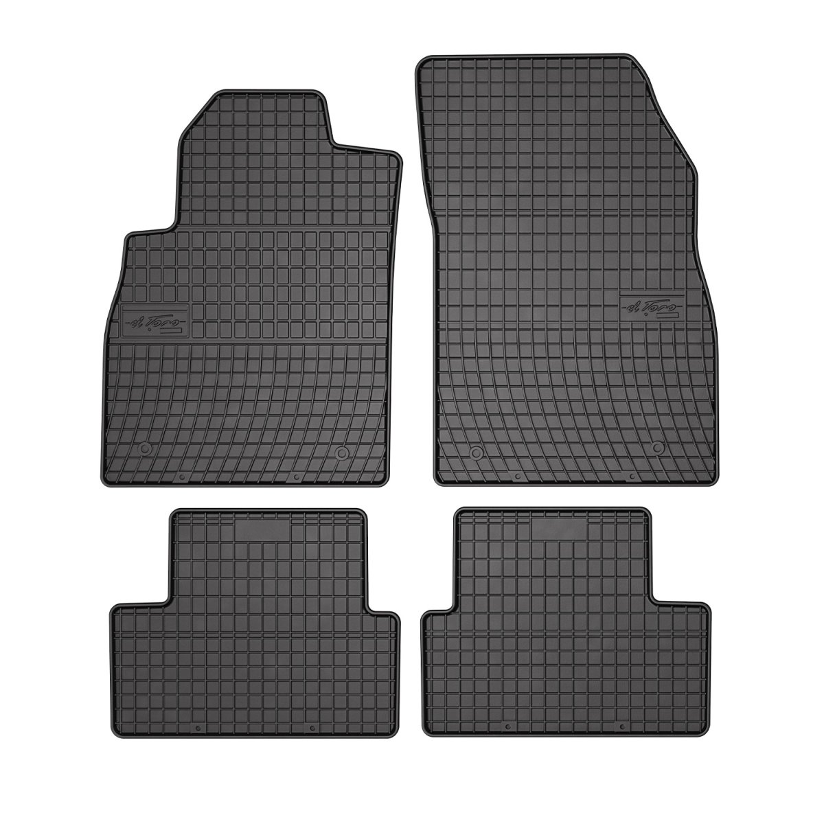 Chevrolet Cruze I Floor Mats - Omac - El Toro Rubber - Black - '11-'15